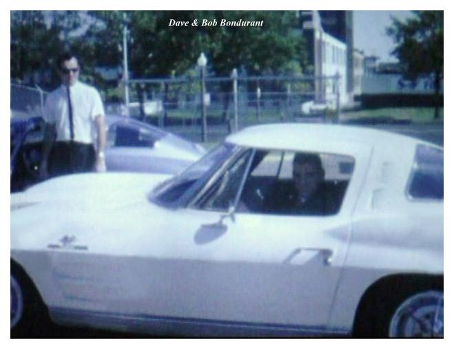 Dave MacDonald, Bob Bondurant & Jerry Grant pick up their new 1963 split-window Corvette Stingrays in St Louis