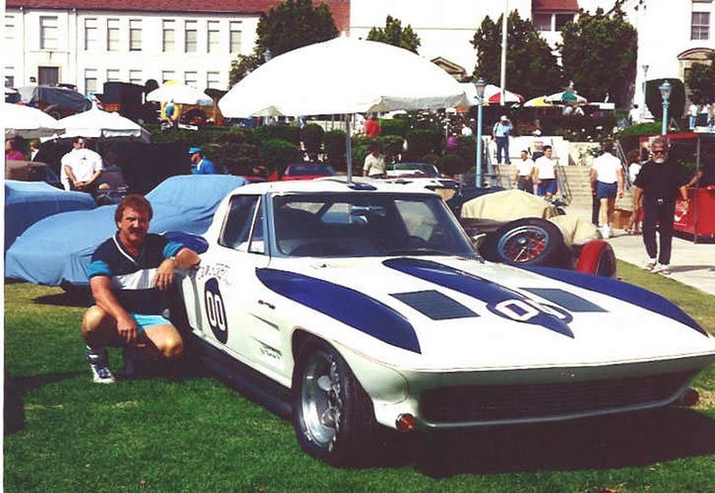 Dave MacDonald's 00 Corvette Stingray fully restored at palm springs