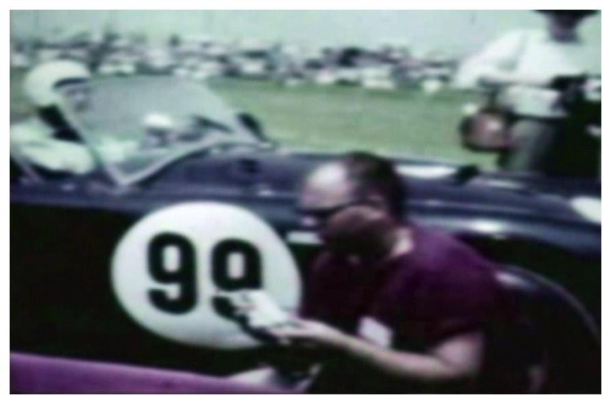 Dave MacDonald in Shelby Cobra at Watkins glen