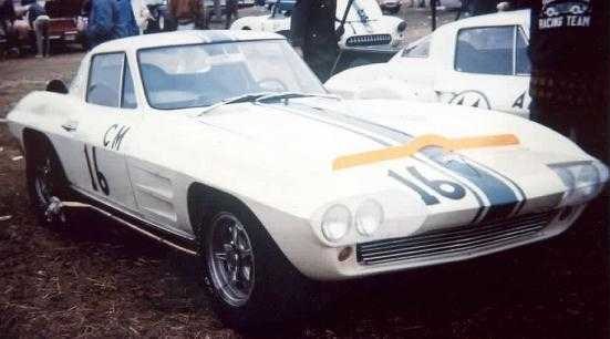 Dave MacDonald drives Shelby Cobra #97 to a 2nd place finish at Lake Garnet Kansas in 1963 