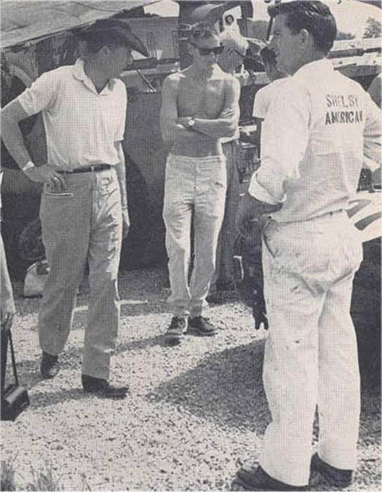 Dave MacDonald drives Shelby Cobra #97 to a 2nd place finish at Lake Garnet Kansas in 1963 