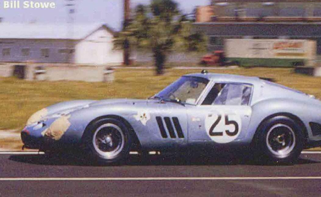 Dave MacDonald and Fireball Roberts co-drive the Shelby Cobra Roadster at the 12 HRS Sebring in 1963