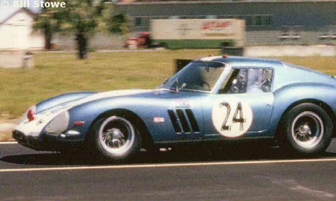 Dave MacDonald and Fireball Roberts co-drive the Shelby Cobra Roadster at the 12 HRS Sebring in 1963