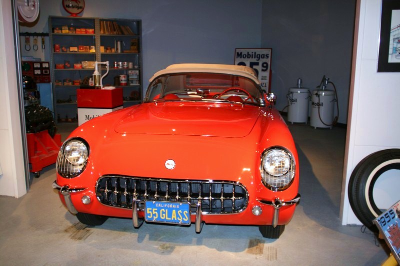 The Dave MacDonald 1955 Corvette at the 2010 Legends of Riverside event