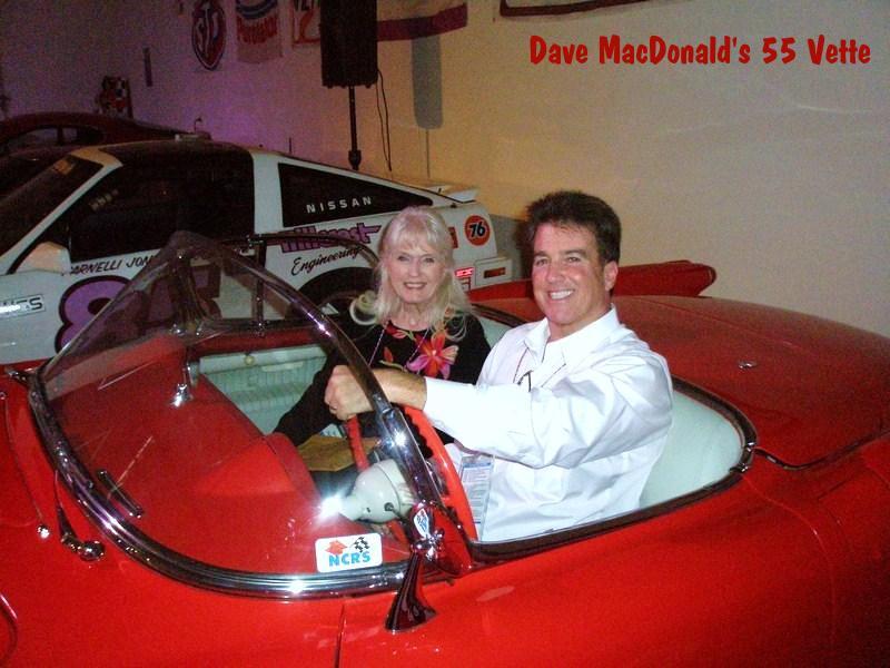 The Dave MacDonald 1955 Corvette at the 2010 Legends of Riverside event