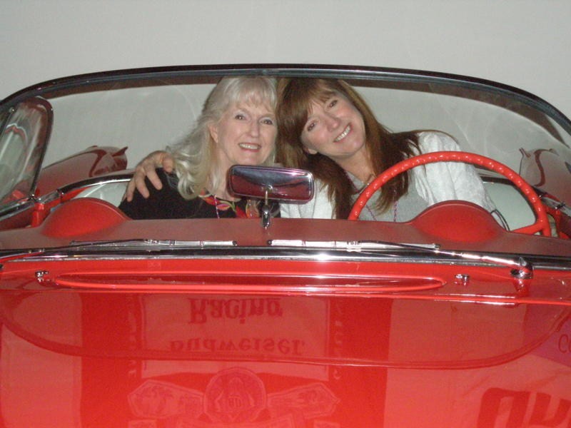 The Dave MacDonald 1955 Corvette at the 2010 Legends of Riverside event