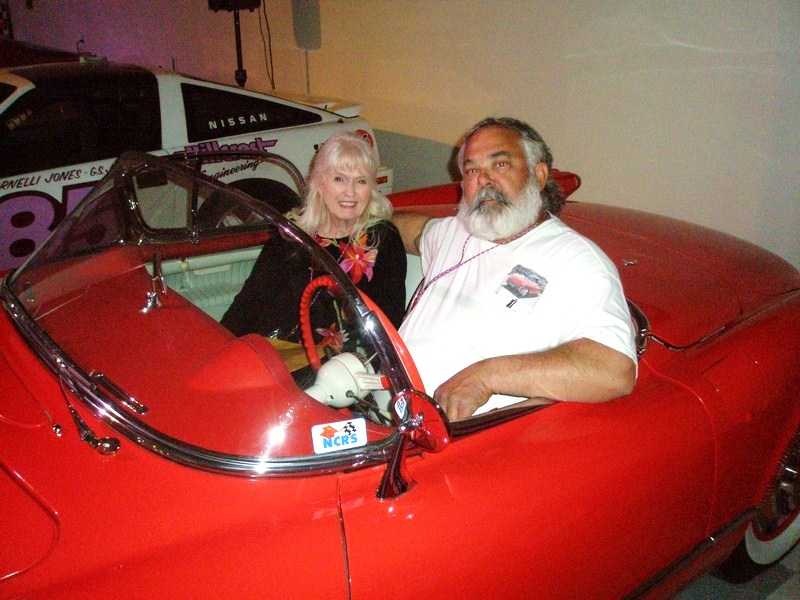 The Dave MacDonald 1955 Corvette at the 2010 Legends of Riverside event