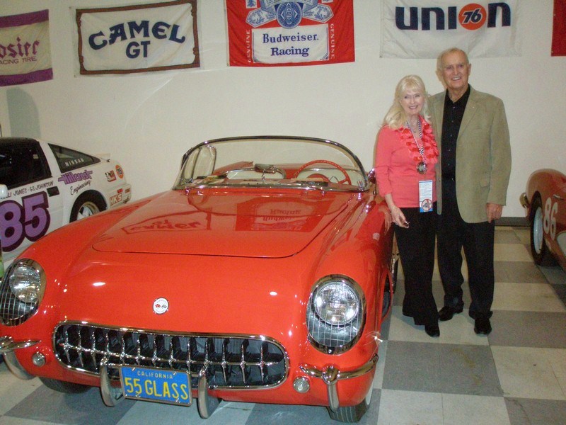The Dave MacDonald 1955 Corvette at the 2010 Legends of Riverside event