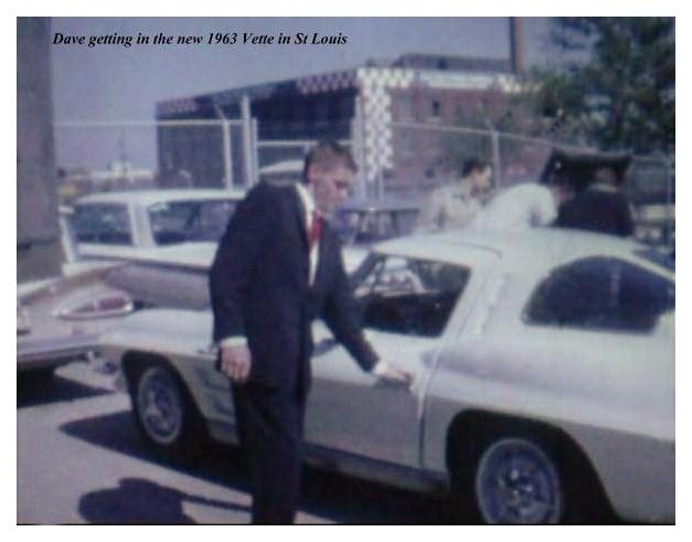 Dave MacDonald, Bob Bondurant & Jerry Grant pick up their new 1963 split-window Corvette Stingrays in St Louis