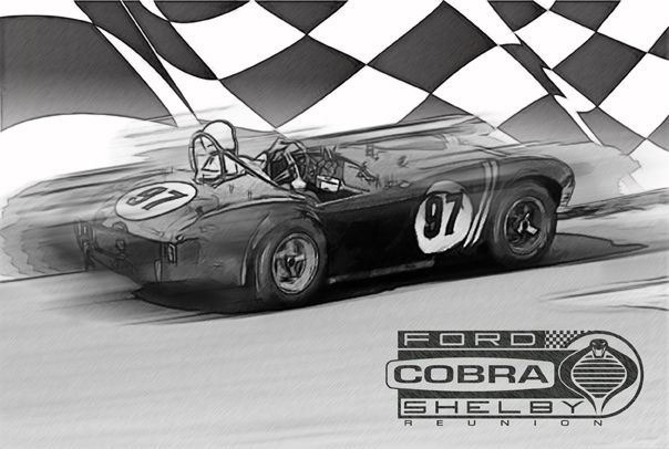 Dave MacDonald races the Cobra at Pomona Raceway in 1963