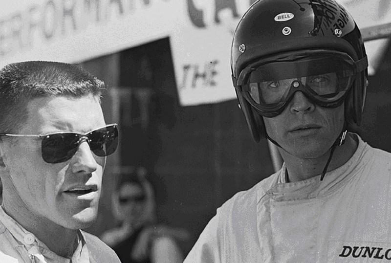 Dave MacDonald Bob Holbert win 1964 12hrs of Sebring in Daytona Coupe