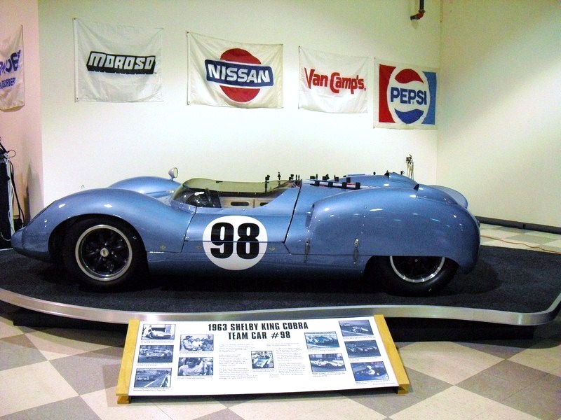 Fully restored Shelby King Cobra Dave MacDonald drove to victories in the LA Times Grand Prix & the Pacific Grand Prix in 1963 